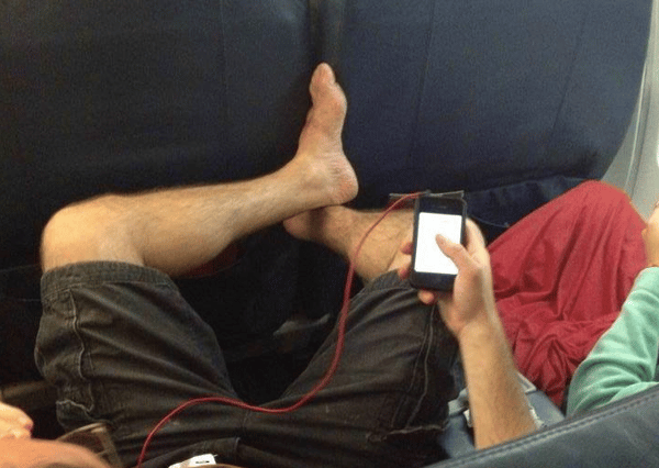 Incivismo en el avión. Passenger Shaming.